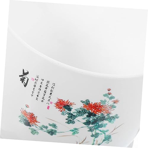 Miniatura 7 de 2 macetas de resina con drenaje duraderas para interiores para guardería, incluye platillo para exceso de agua para sala de estar, cocina, oficina