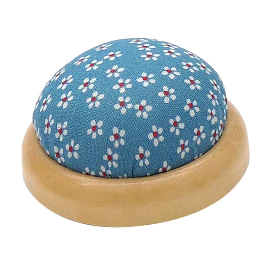 Accessoire de couture pelote aiguilles support bois E252-17