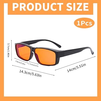 Blue Light Blocking Glasses,TR90 Anti Blue Light Anti Fatigue Goggles,Anti Glare Headache Eyes Strain Glasses,Amber lenses 95% anti-blue light rate,Gaming Glasses,Men Women