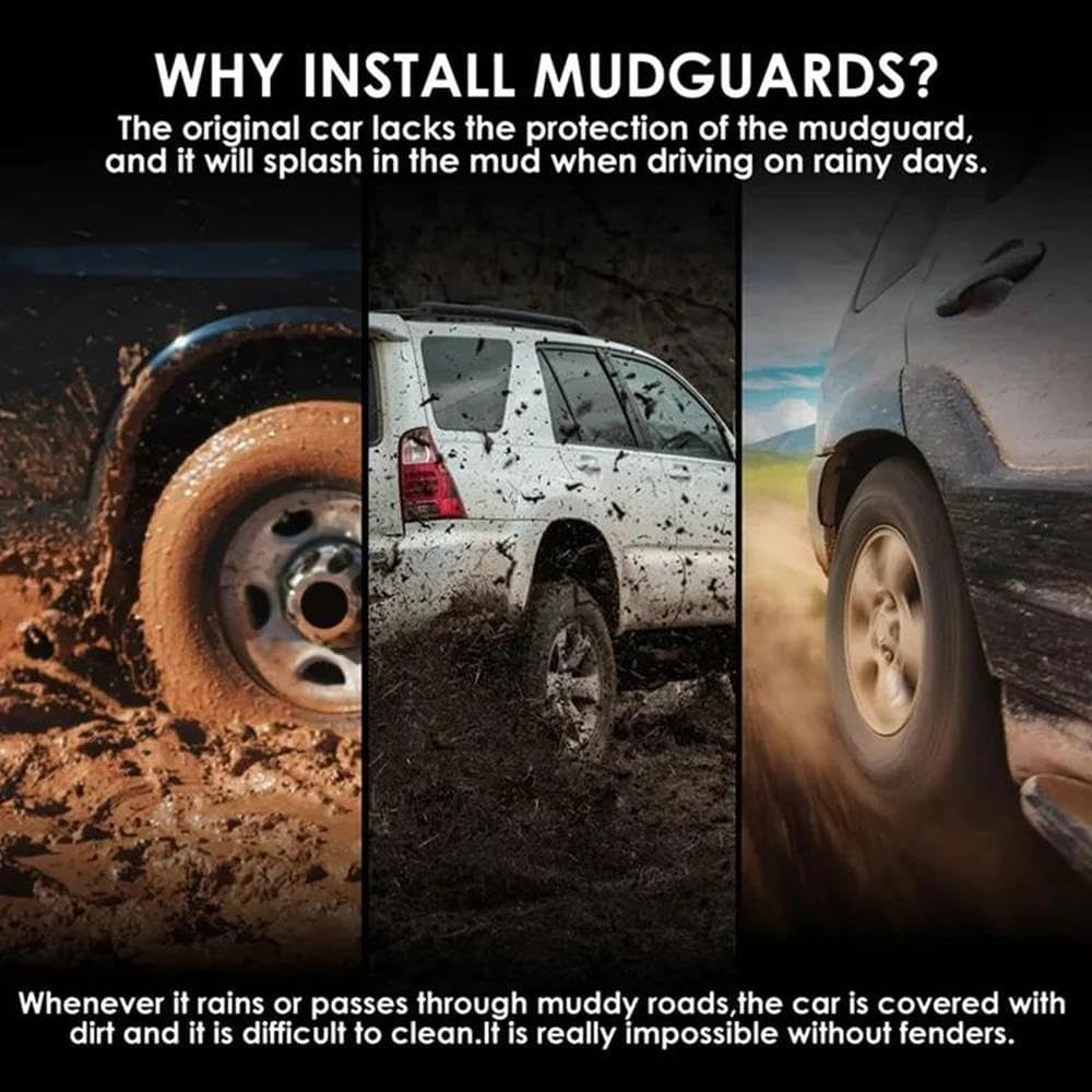 Auto Parts 4PCS Car Mudguard Mud Flaps Splash Mud Guard Fender for Chery Jetour X70 2020-2024 Car Accessories