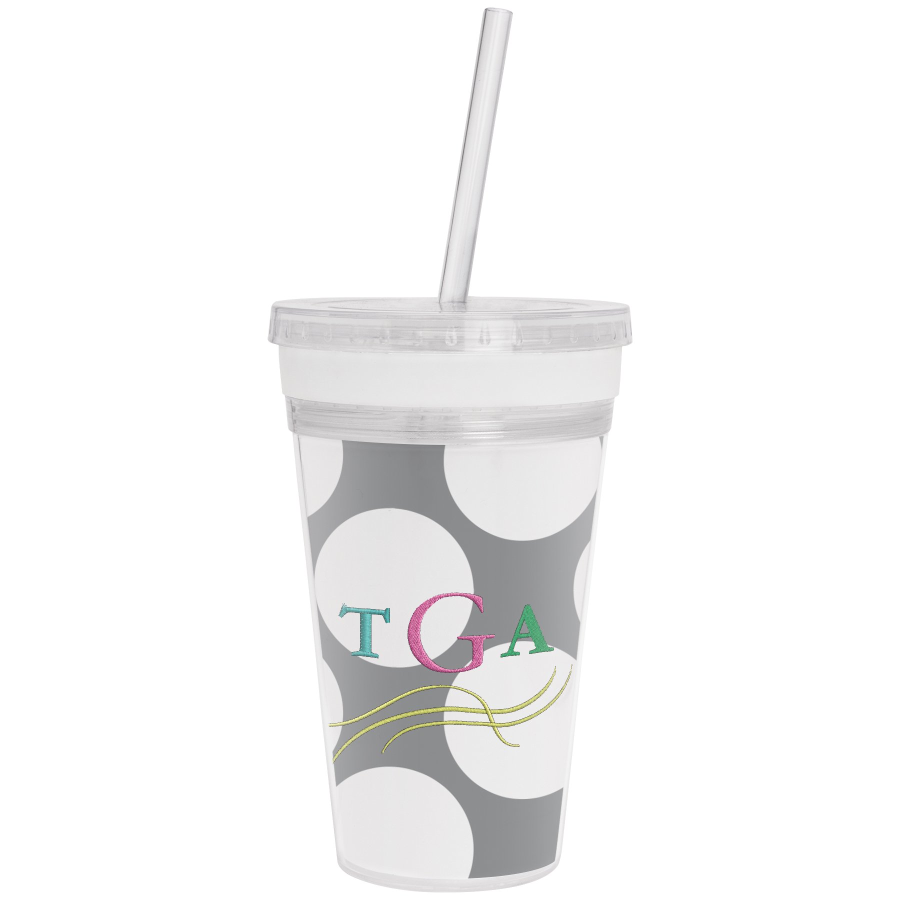 Amazon.com | Neil Enterprises, Inc. Design Your Own Acrylic Tumbler  w/Straw: Tumblers & Water Glasses