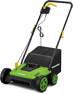 GreenSweep TurfoGlide | Artificial Grass Electric Turf Sweeper, 320mm Working Width, 1500W Mains-Powered Motor, 3,500 RPM Helical Brush, Lifts Flattened Turf & Collects Debris