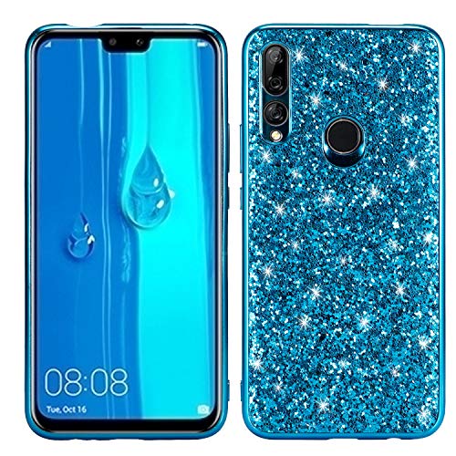 Xifanzi Funda Huawei P Smart Z/ Y9 Prime 2019, Brillante Bling Glitter Cover Moda Flexible Suave Ultra Delgado TPU Resplandecer Bumper Case Anti-Arañazos Sparkle Protección Carcasa Cover