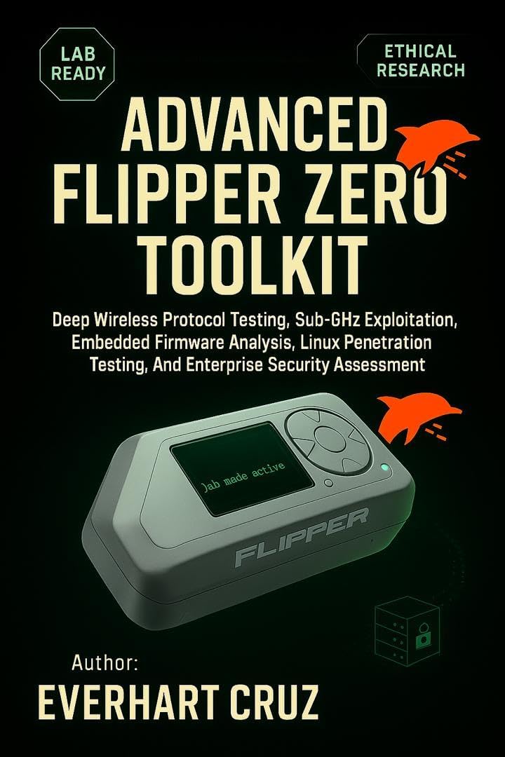 ADVANCED FLIPPER ZERO TOOLKIT : Deep Wireless Protocol Testing, Sub-GHz Exploitation, Embedded Firmware Analysis, Linux Penetration Testing, And Enterprise Security Assessment