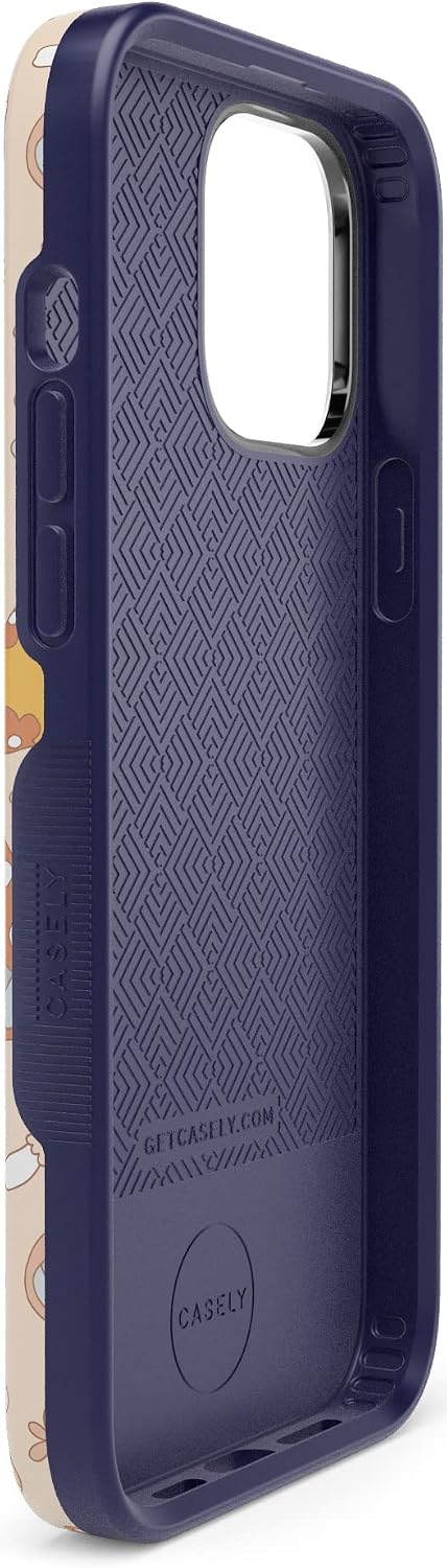 Casely iPhone 13 Pro Case | Mushroom Magic | Retro Floral | Bold Protective Design | Compatible with MagSafe