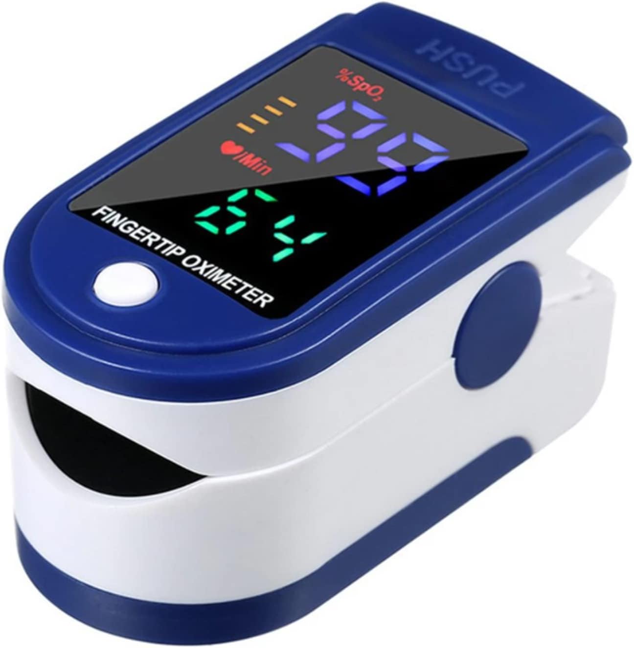 SMTHOME 1PCS Fingertip Pulse Oximeter LED Display Blood Oxygen Saturation SpO2 Health Monitor