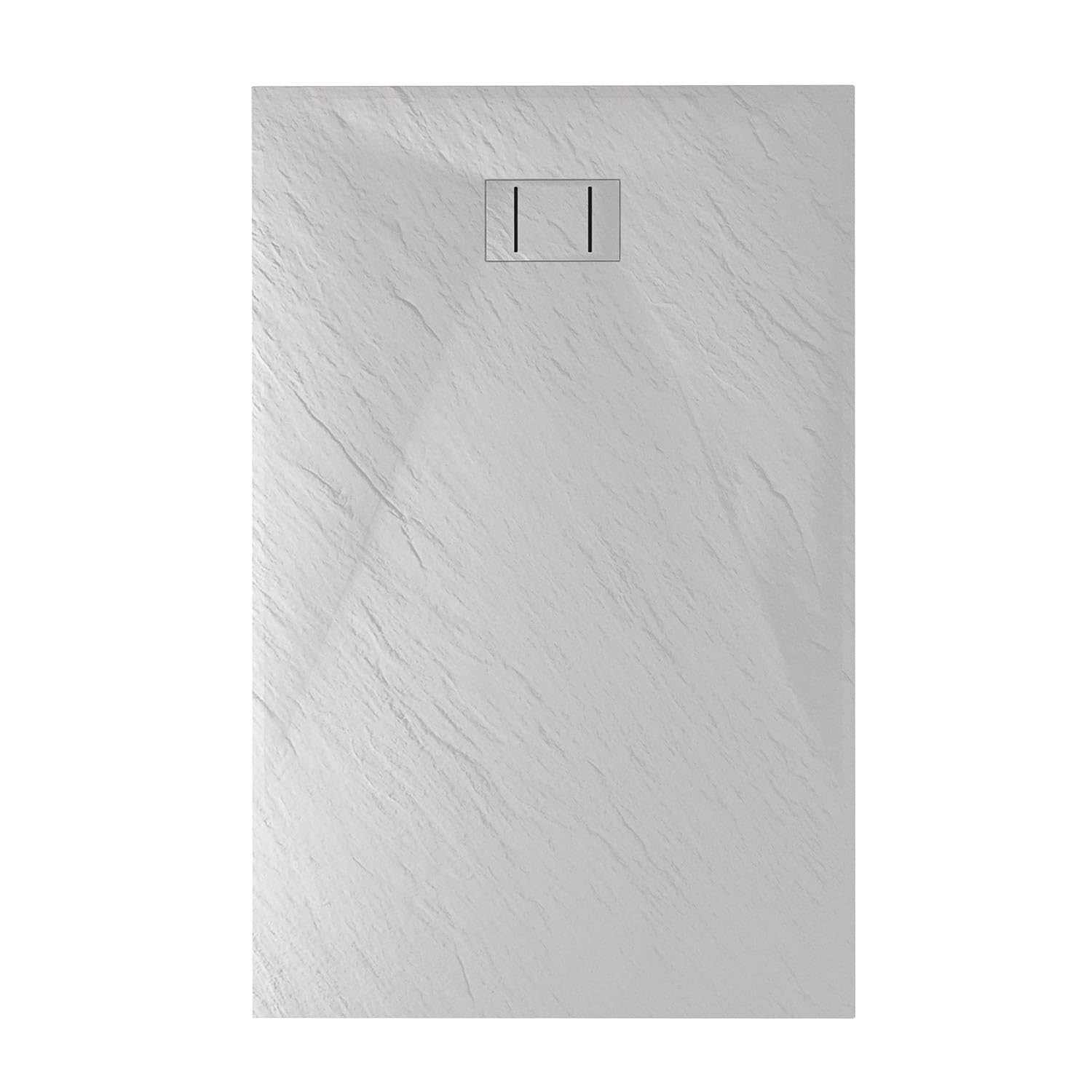 Idralite Bac à Douche 70x150x2,6 CM Rectangulaire Blanc Effet Pierre Mod. Blend
