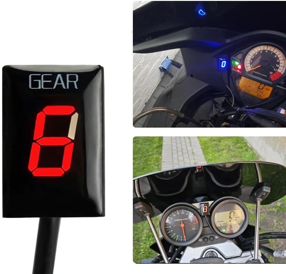 Gear Display Meter for Su&zuki GSX-S750 GSX-S1000 GSXS750 GSX-S 750 GSXS 1000 Motorcycle Gear Indicator ECU Speed Gear Display Meter Motorcycle Gear Indicator