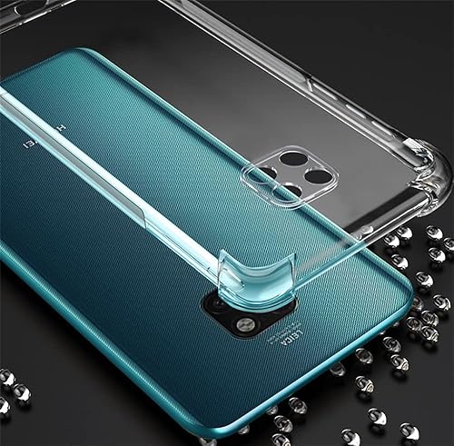 Miniatura 6 de iCoverCase Compatible con Huawei Mate 20 Pro, funda delgada de poliuretano termoplástico suave con absorción de golpes, transparente