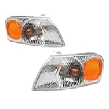YLT AUTO 2PC Front Turn Signal Lights for 1998-2000 Toyota Corolla, Pair of Driver and Passenger Side Corner Marker Lights