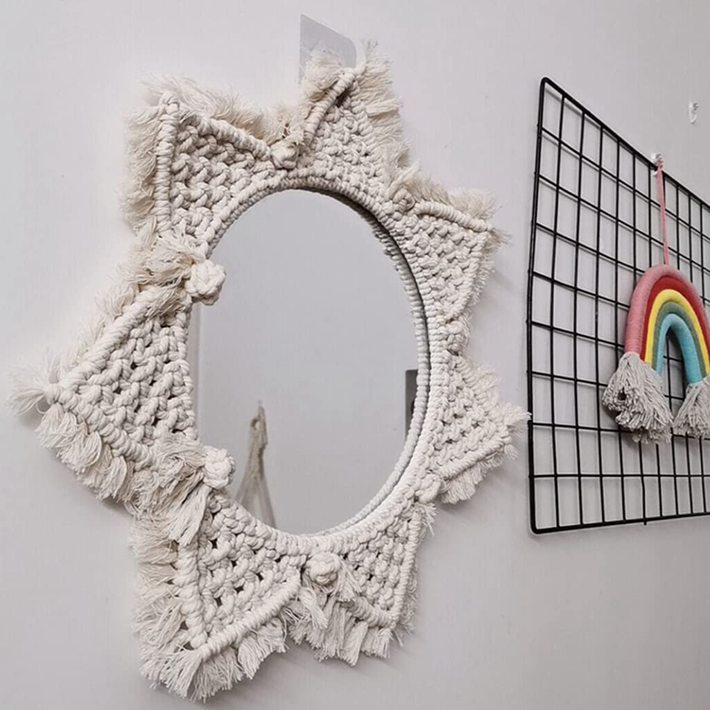 Decorazione da parete lavorata a maglia, scultura da appendere, per casa, ufficio, giardino, esterno