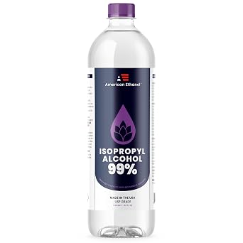 American Ethanol Isopropyl Fluid 99% Technical Surface Cleaner - Multi-Surface Maintenance, Residue-Free Formula 32 Fluid Ounces