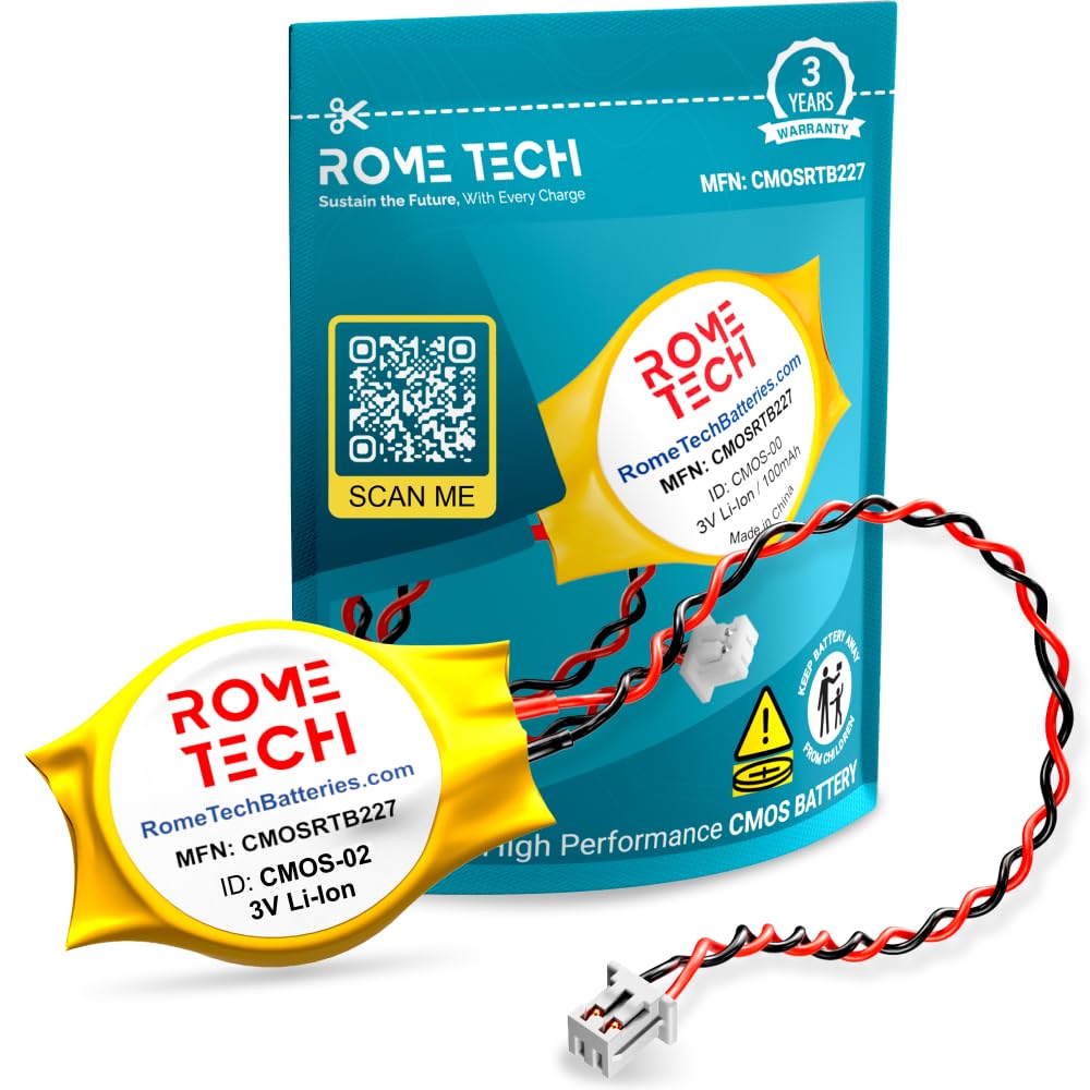 Amazon.co.jp: Rome Tech CMOS バッテリー CR2032 Dell Precision  7560、5548、9100、9200用 - ノートパソコン バックアップ BIOS RTC 3V - 2 ワイヤケーブル (1パック) : パソコン ・周辺機器