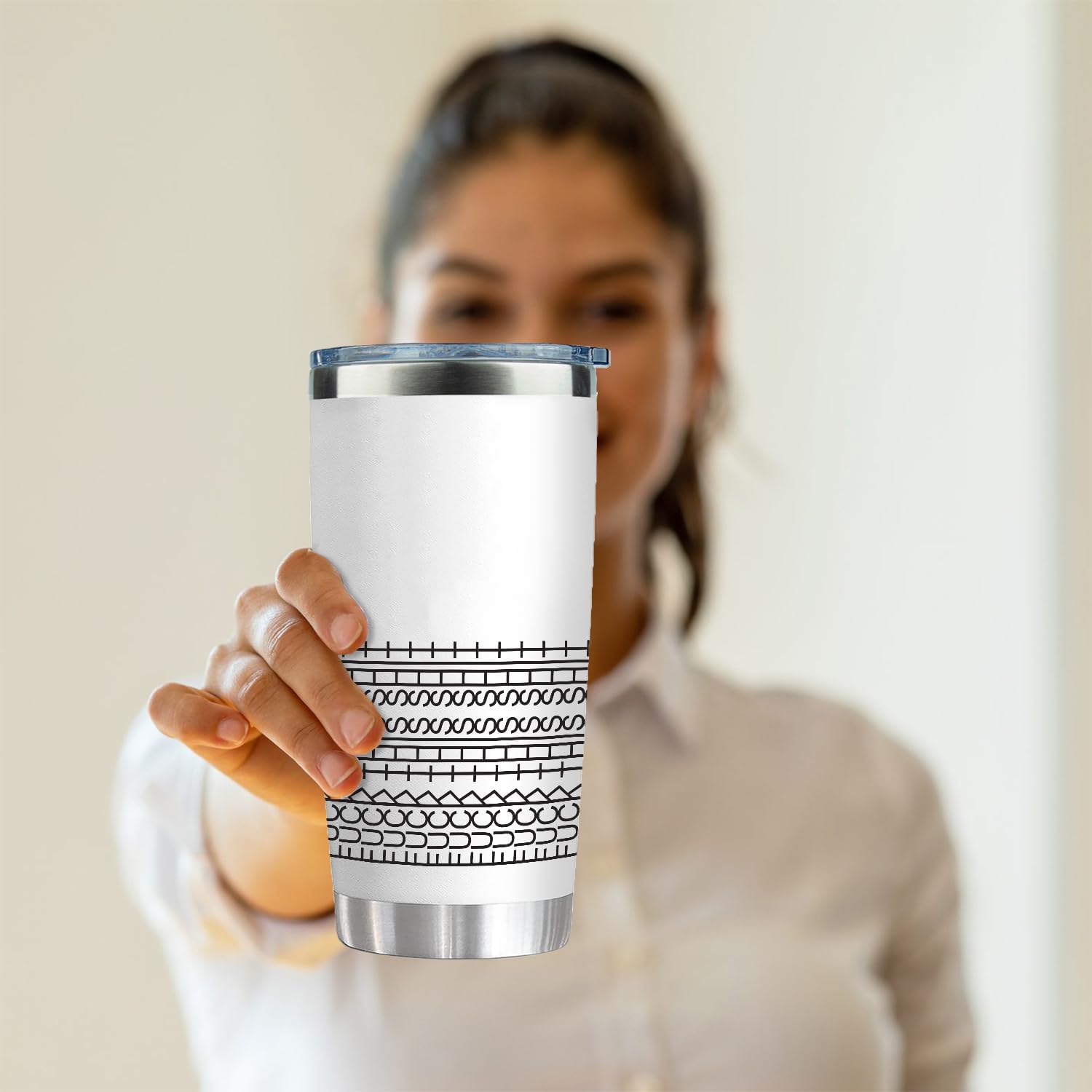 Funny FTS Hidden Message Tumbler 20Oz – Fuck This Shit Mug Sarcasm – Hidden Message Mug - Fuck This Shit Cup Inappropriate Gag Gift For Adults, The Office, Coworkers, Work Besties, Secret Swear Gift - Image 5