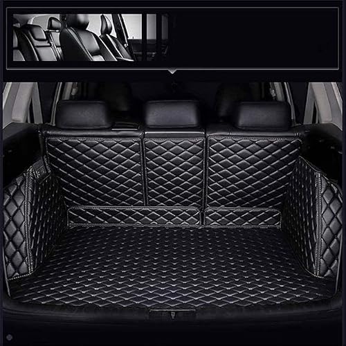 Hongg A/Black Cr Ll Inclusive Boot Liner For Lnd Rover Rnge Rover Sport 2023-2024, Lether Trunk Mt Wterproof Wer Resistnt Uto Rer Crgo Liner Ccessories,