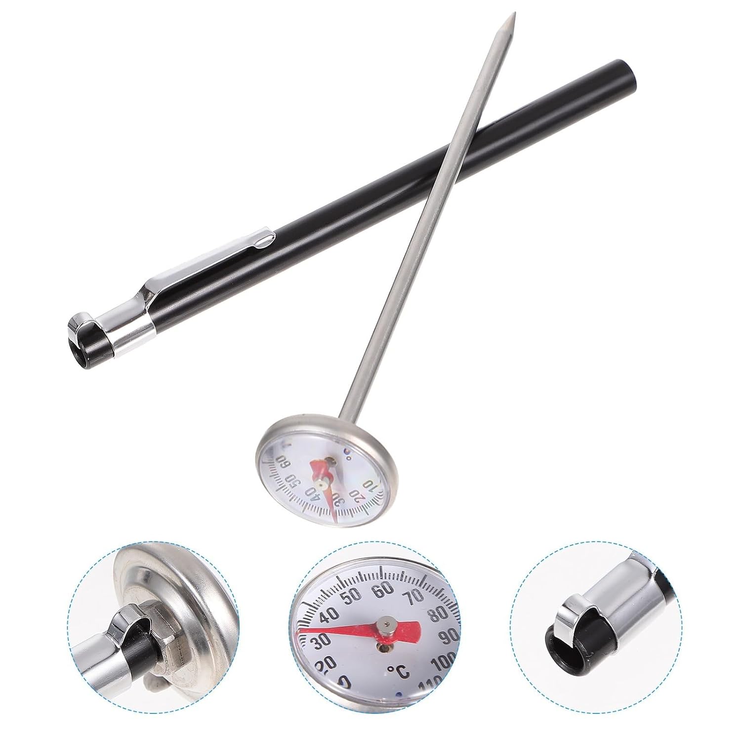 Instant Read Probe Type Thermometer for Water Milk Cooking