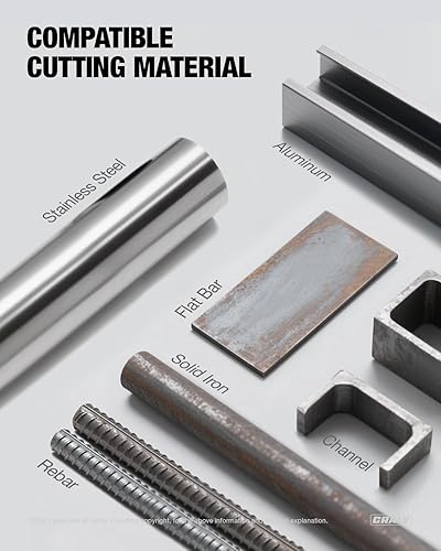 Miniatura 6 de CRALY Ruedas de corte de 6 pulgadas para cortar metal y acero inoxidable, disco de corte de metal ultrafino de grado profesional para amoladora