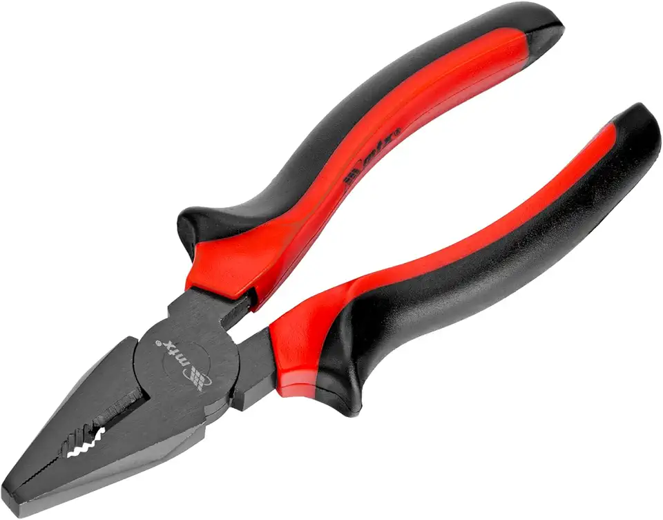 MTX Alicate Universal Black Nickel 6" (160 mm), Alicate Multifuncional em Aço Niquelado