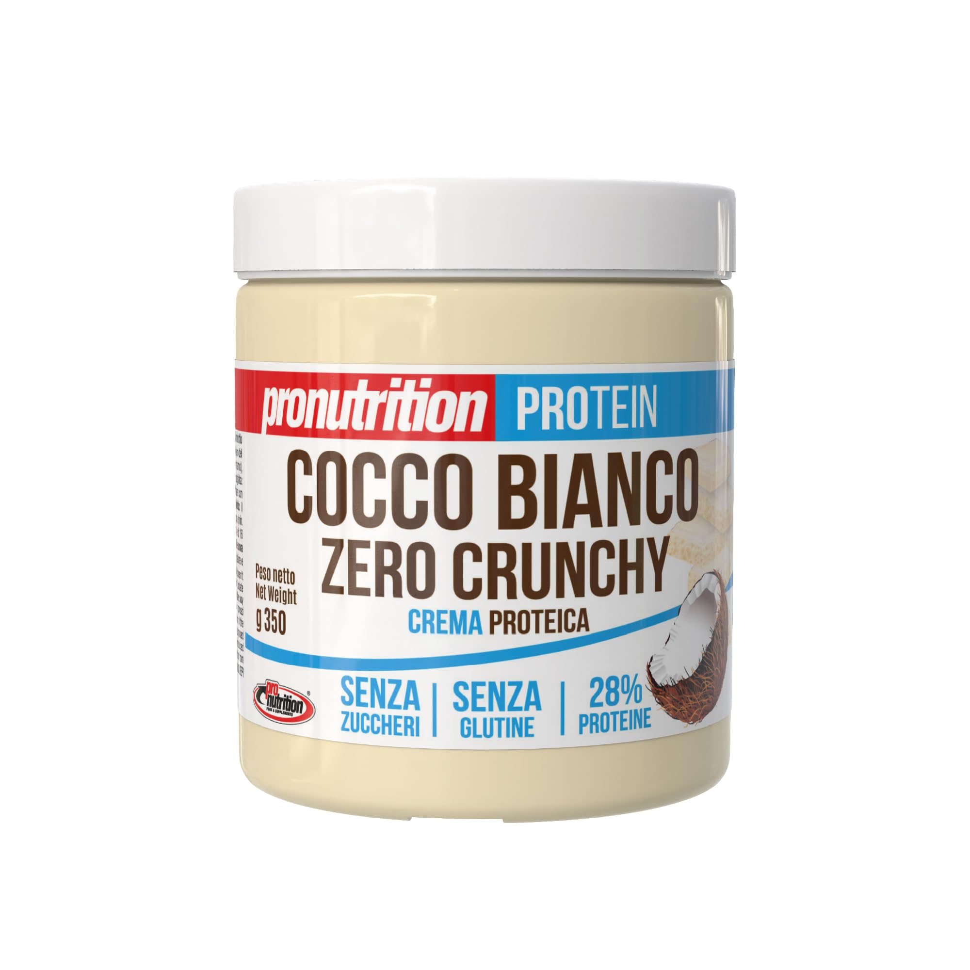 Pro Nutrition - Cocco Zero 350 grammi - Biancococco Crunchy