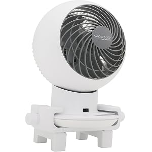 Fan Bunk Buddy Dorm Bed and Bunk Bed Holder for Dorm Fan, White