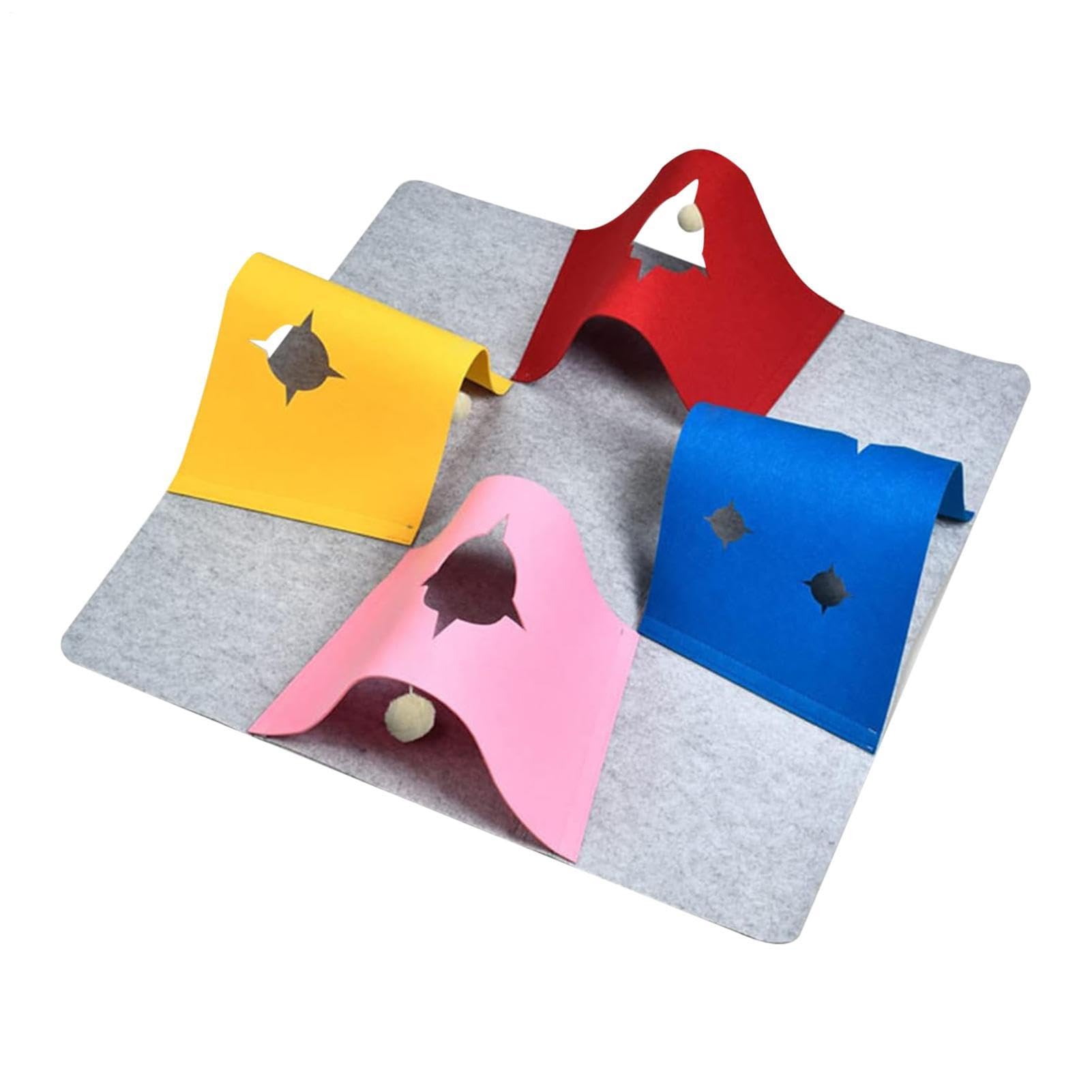 Alfombra de fieltro para gatitos portátil ideal para viajes y apartamentos pequeños