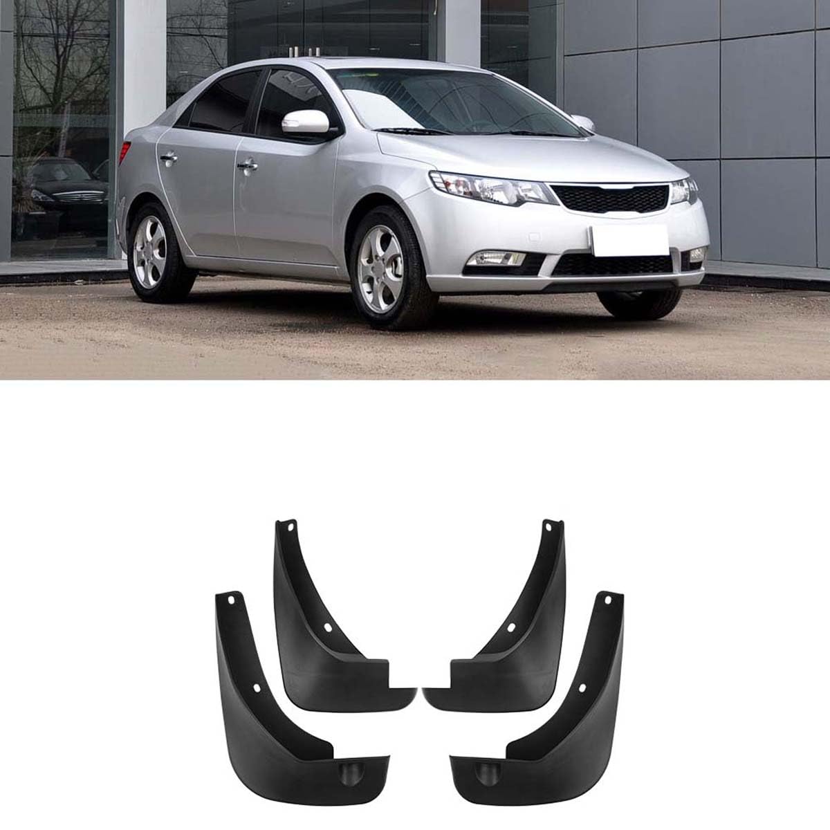Garde-Boue Kia Forte 2009-2013 idéals pour affronter la pluie et la boue