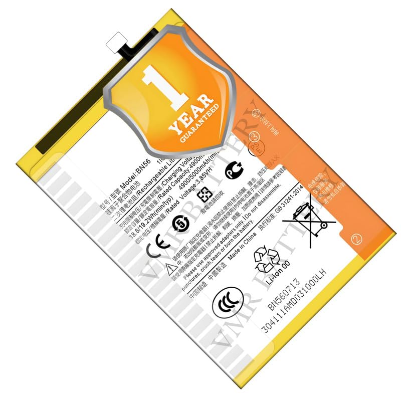 Image of Original BN56 Battery Compatible for Xiaomi Redmi 9A (M2006C3LG, M2006C3LI, M2006C3LC, M2004C3L) | Redmi 9C (M2006C3MG, M2006C3MT) | Redmi 9i (M2006C3LII) - (5000mAh) - 1 Year Warranty K7