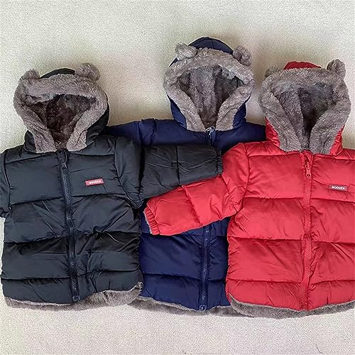Little Girls Boys Winter Warm quilted Jacket Down Puffer Thick Fleece Coat Outwear3
