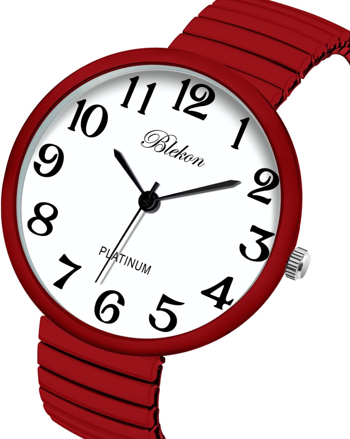 Blekon Collections New Super Large Face Stretch Band Japanese Movement PC21J Fashion Watch - Image 5