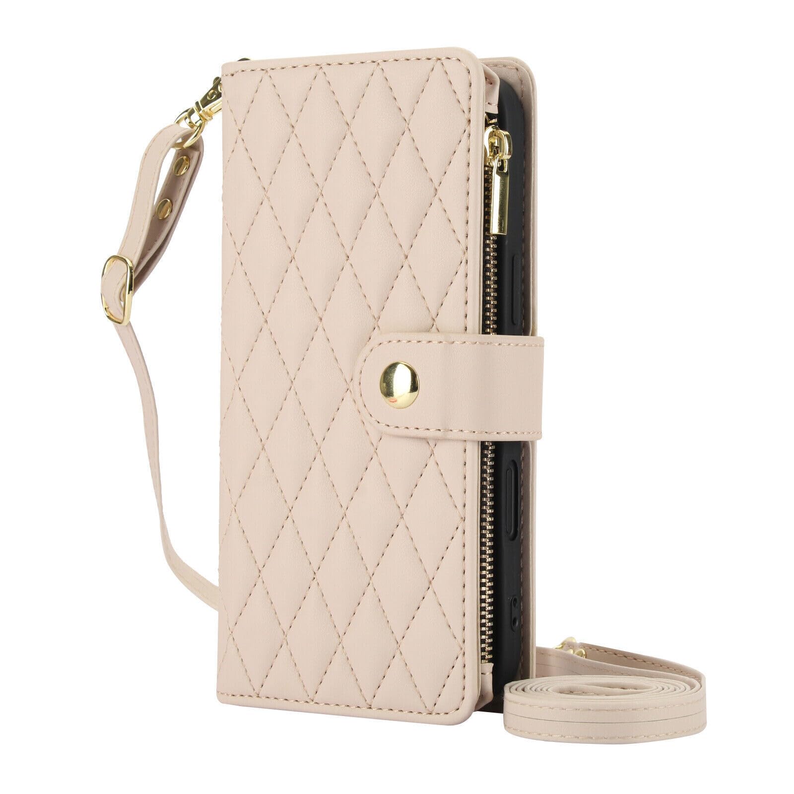 Housse portefeuille Galaxy S23 Plus beige pour sorties - 8
