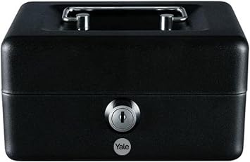 Yale YCB/080/BB2 Coin Box, Black