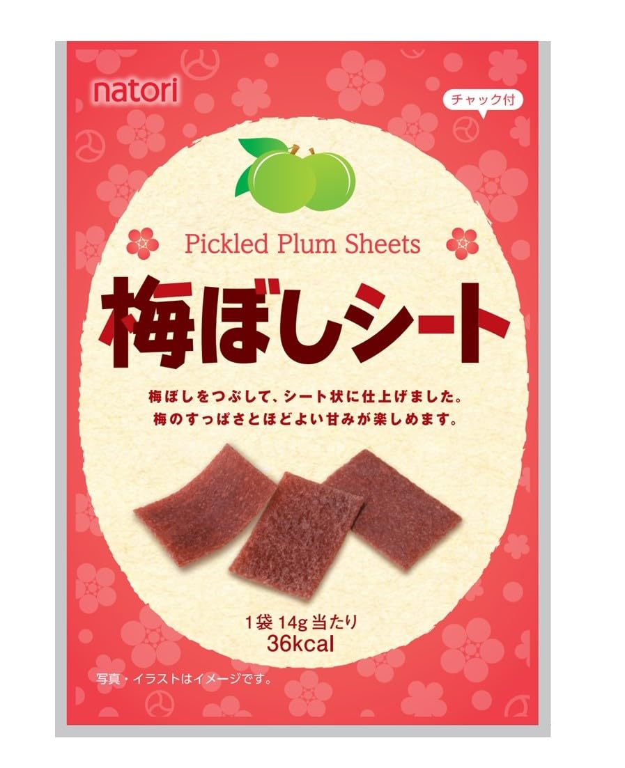 Amazon | なとり 梅ぼしシート 14g×6袋 | Natori | おつまみ・珍味 通販