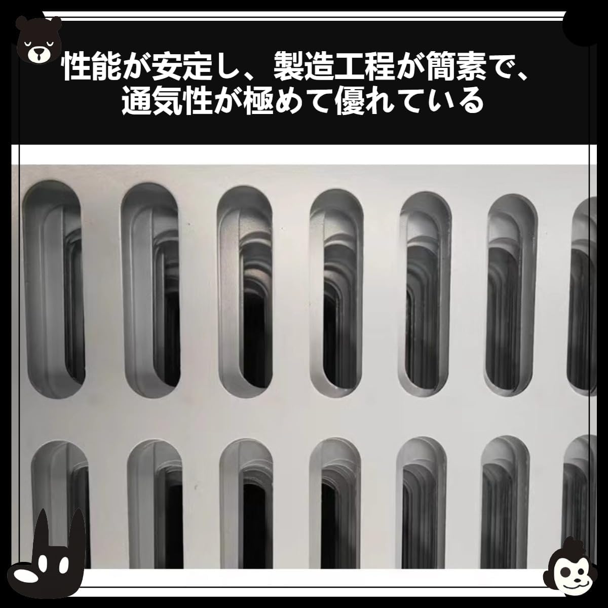 鉄板網 キャンプ用 バーベキューネット 大型 業務用 長方形網 厚さ3 mm 耐久性 多目的 焼き網 大きい バーナーパッド 炭焼き