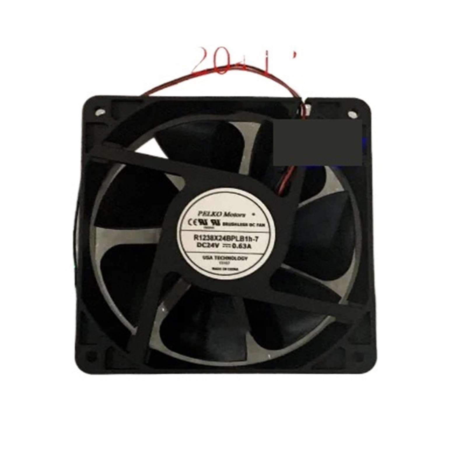Ventilateur R1238H24BPCB1-7 axial de 0,37A conçu pour les armoires de contrôle