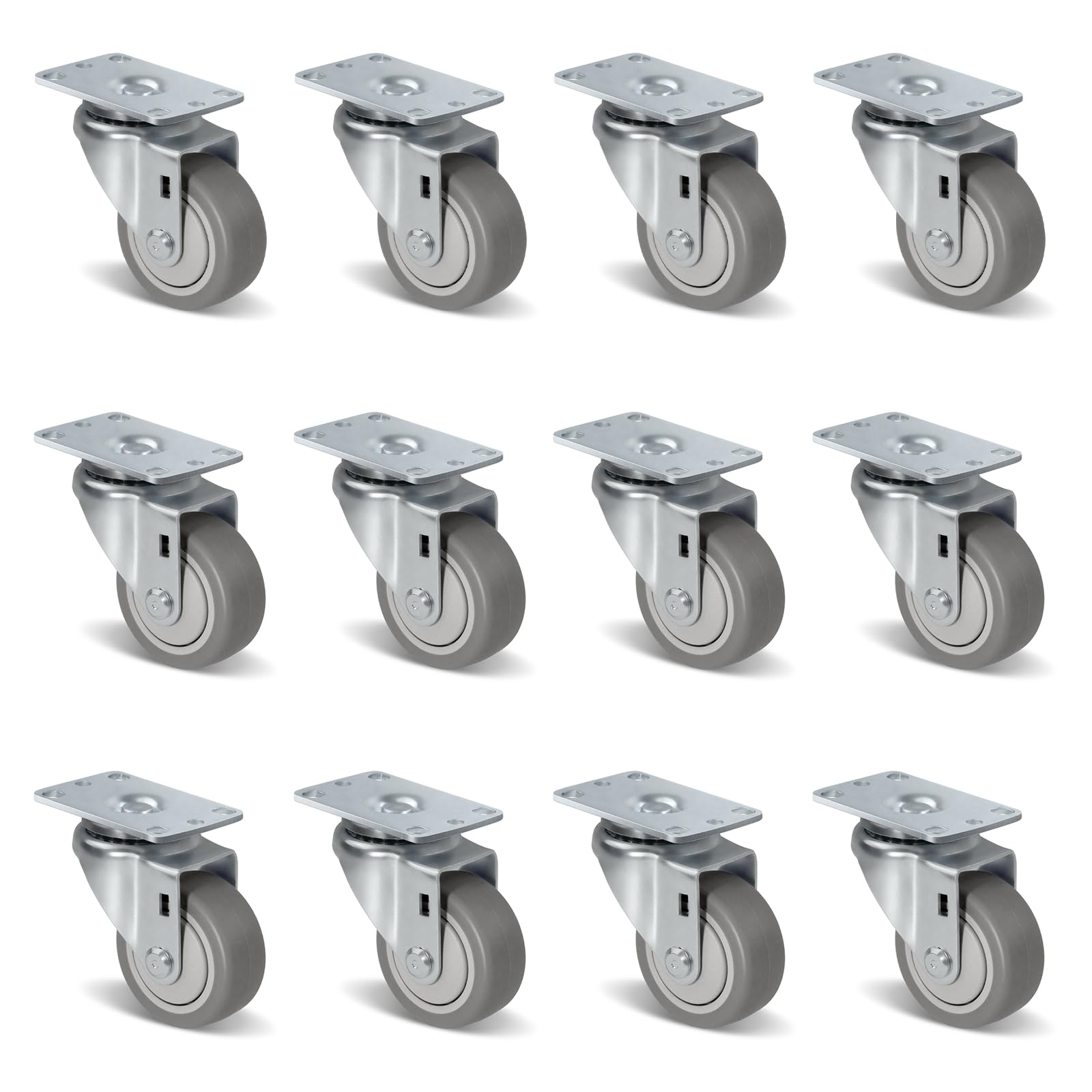 Heavy Duty Caster Wheels - 1000lb Capacity -19