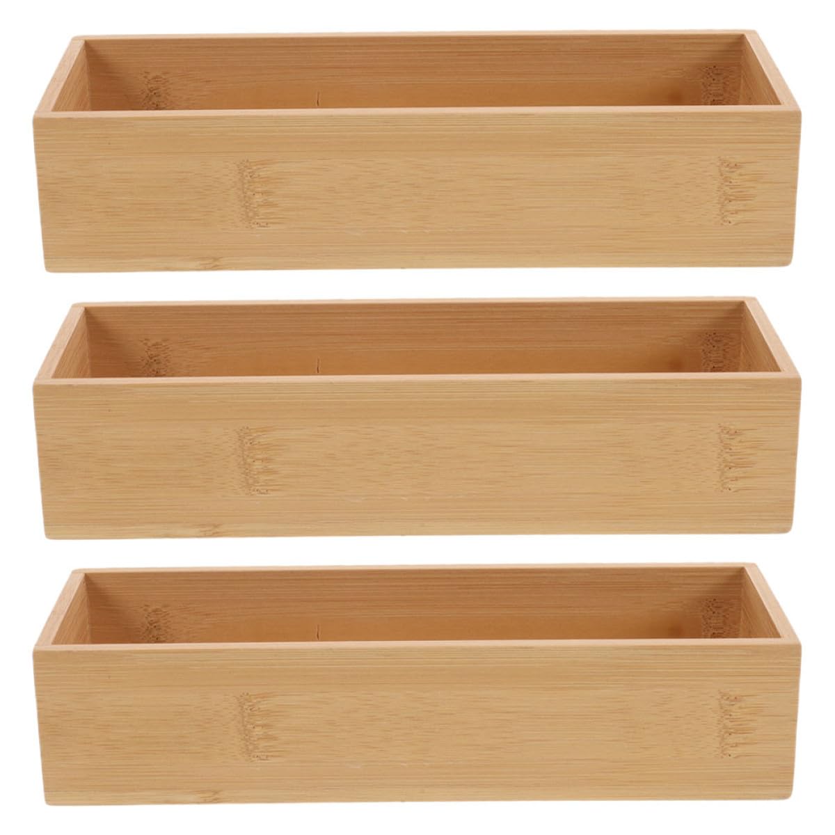 Organisateur de couverts en bambou Lurrose haut de gamme style minimaliste