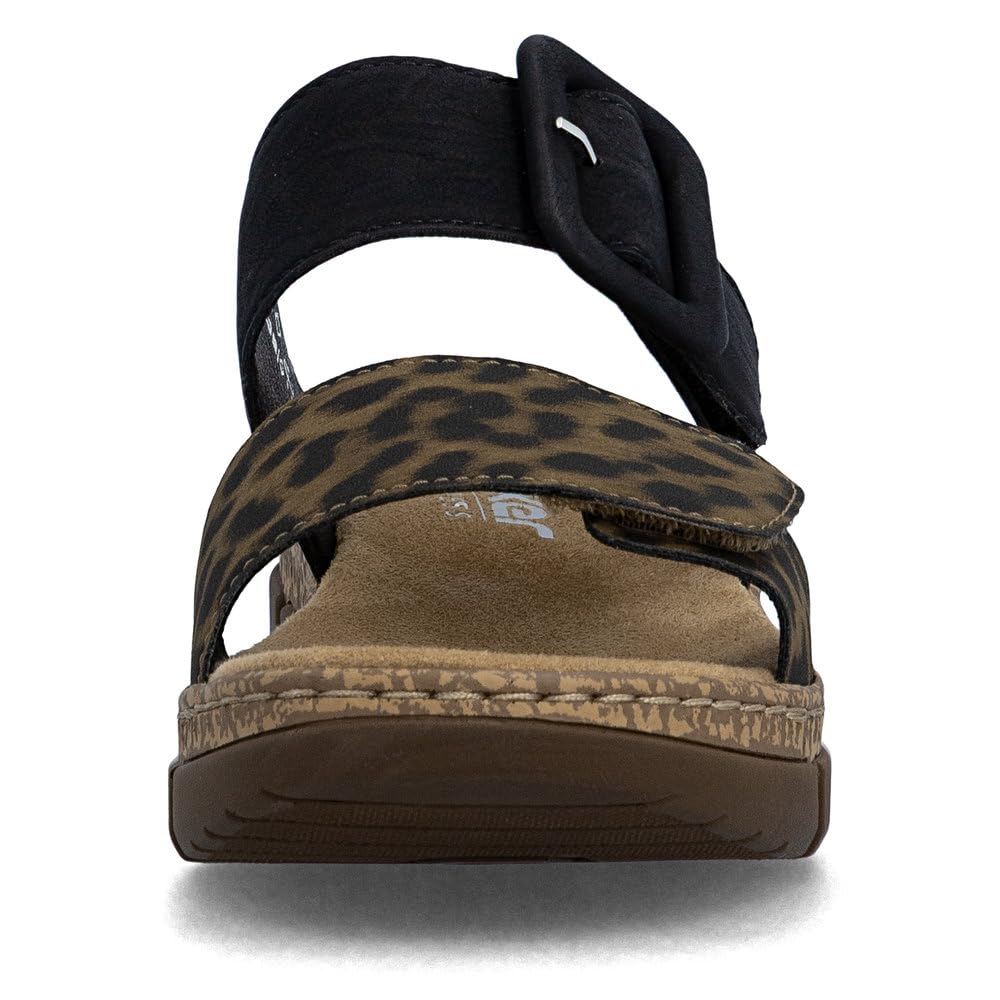 Rieker Damen Pantoletten V2392, Frauen Slipper