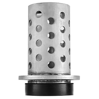 DZQ Perforated Casting Flask Vacuum Casting Stainless Steel with Wall Flange 3" x 4"