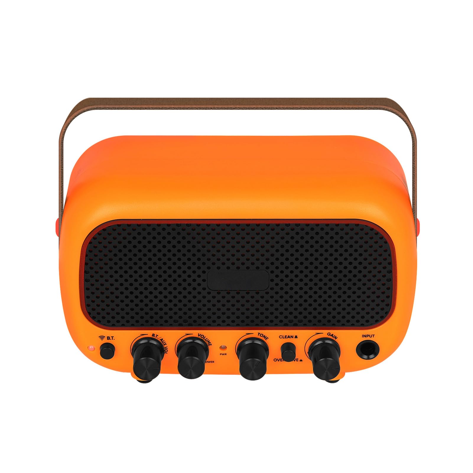 CHICIRIS Amplificatore per Chitarra Portatile, Amplificatore Elettrico Ricaricabile da 10 W con Doppi Altoparlanti e Batteria per Musicisti (ORANGE)