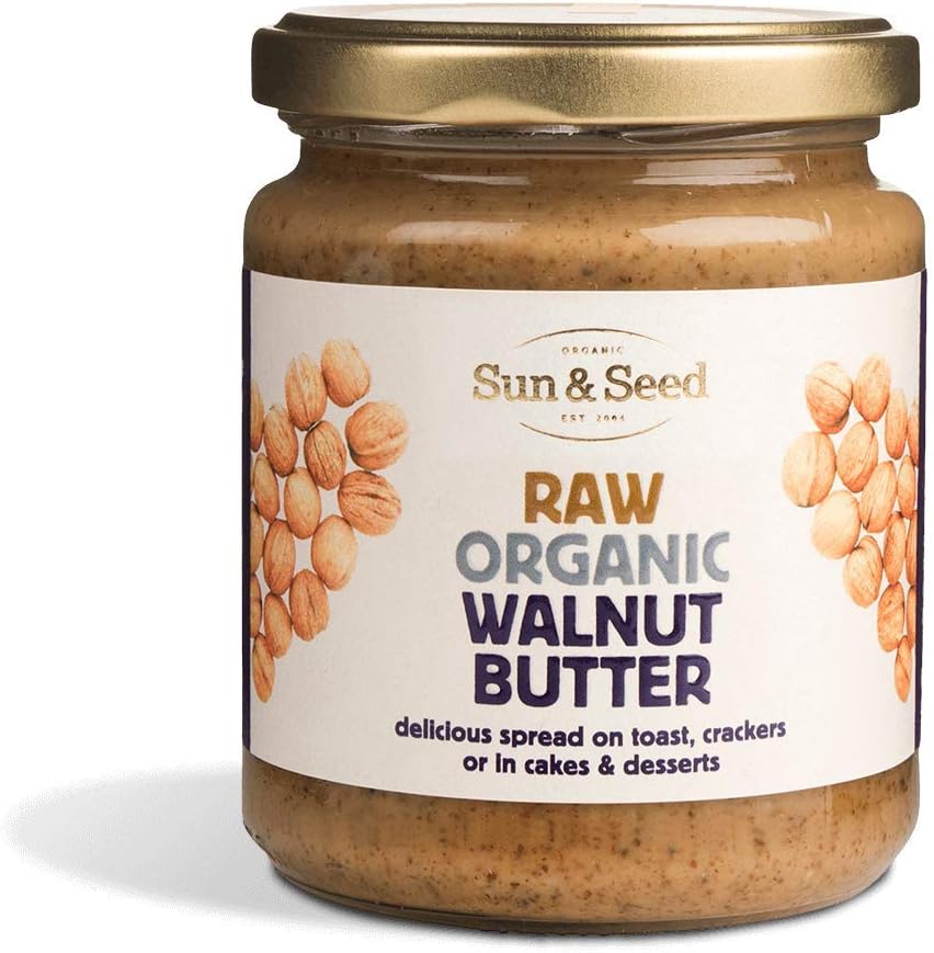 Sun and Seed Organic Raw Walnut Butter 250 g