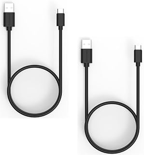 twance 2 Pack 1M C Type to USB Data Sync Cable - Black, 3A Fast Charging, PVC, 1m, 30g, 3.1A, 480 Mbps, Compatible with Sm... Price In India