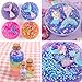 Holicolor Slime Making Kit Slime Supplies Slime Add Ins Slime Accessories Slime Ingredients with Mermaid Charms, Foam Balls, Fishbowl Beads, Glitter, Shells for Slime Party