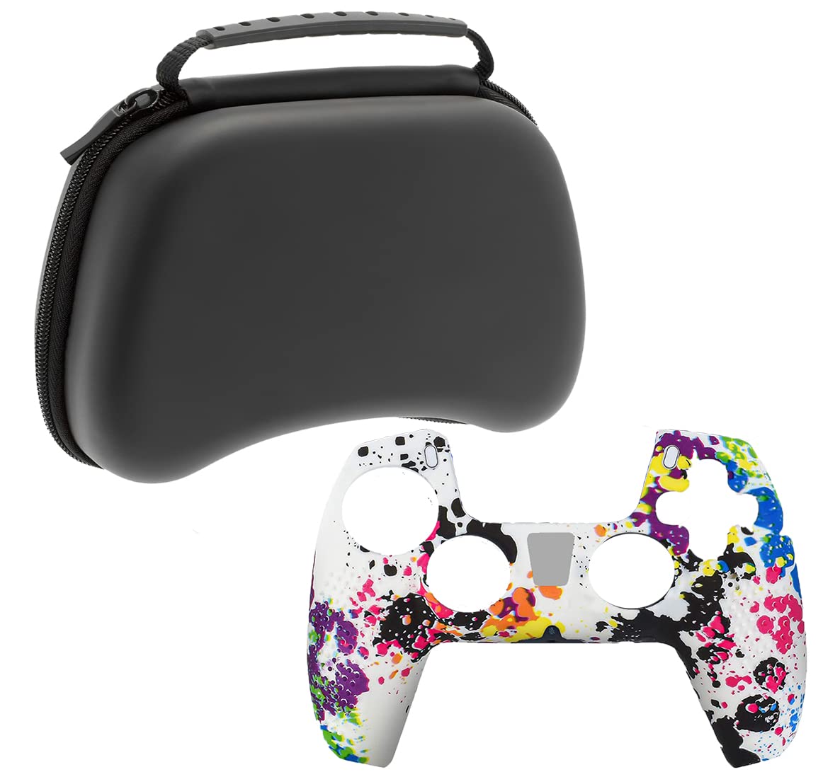 OIVO INDIA Black Controller EVA & Silicone Multicolor Cover Case PS5 Controller Skin Anti Slip Protective Sleeve for Sony PS5 DualSense Controller (Combo of 2) (B0C1VLX35Z) Amazon Price History, Amazon Price Tracker