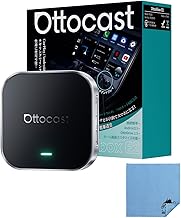 OTTOCAST E2 OttoAiBox E2 Carplay ai Box, Wireless Genuine CarPlay with Wired Connection, Wireless, Android 13.0 Model, Compatible with Google Play Store, Wireless CarPlay, Android and Auto, Includes