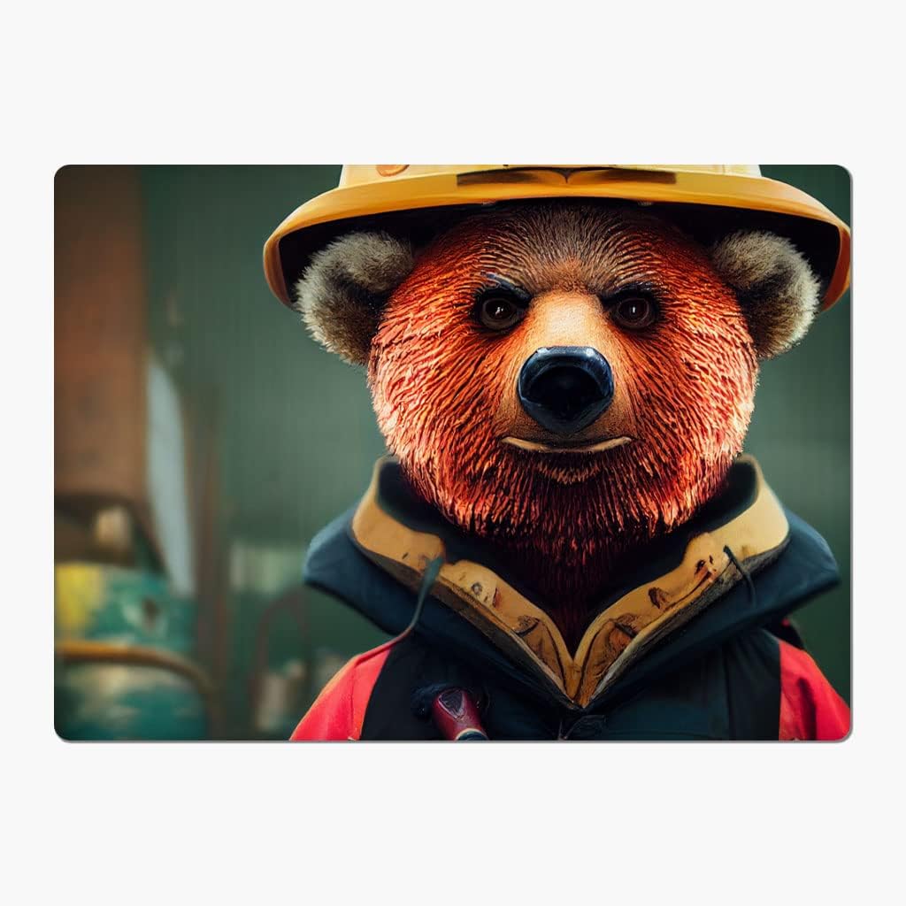 Fireman Car Magnet 2 PCS - Animal Car Magnet - Cool Design Sticker