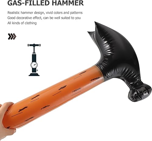 Miniatura 5 de 2 juguetes inflables de martillo, divertidos recuerdos de fiesta para niños, juego de piscina y bañera, decoraciones de mazo de neón para cumpleaños