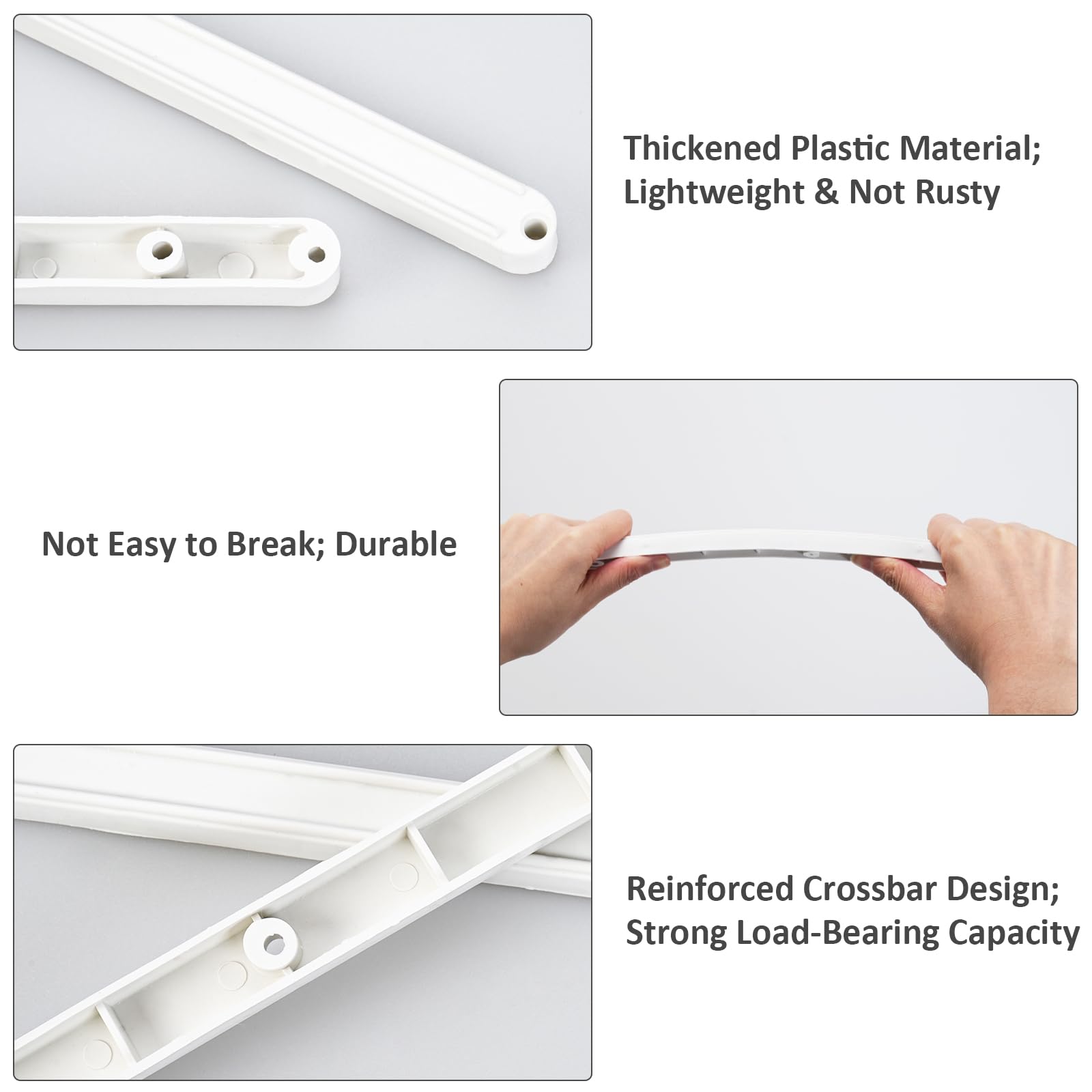 16 Guide Per Cassetti In Plastica - 300mm, Con Viti, Per Cucina E Camera, Scorrimento Liscio - Foto 13