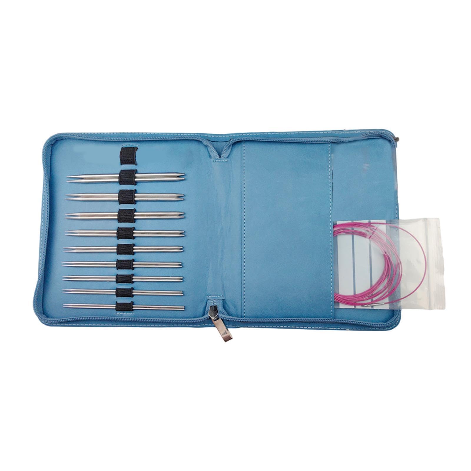 QIXCXAZ Comprehensive Knitting Kits Feature Interchangeable Needles Beginners and Experienced Crafters Working On Projects Knitting Needle Removal Needle Sewing Accessory