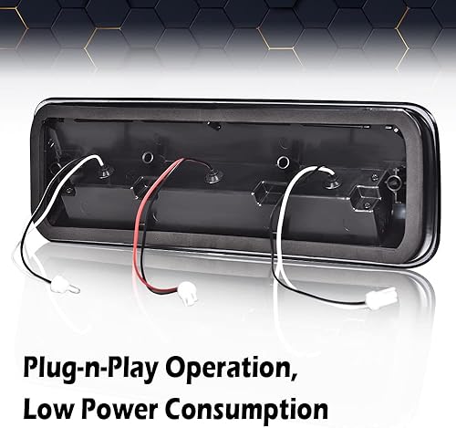 Miniatura 7 de PIT66 3 luz de freno LED, compatible con Ford F150 X 2004-2008 tipo barra LED de montaje alto, luz de freno trasera trasera de carga, lente roja,