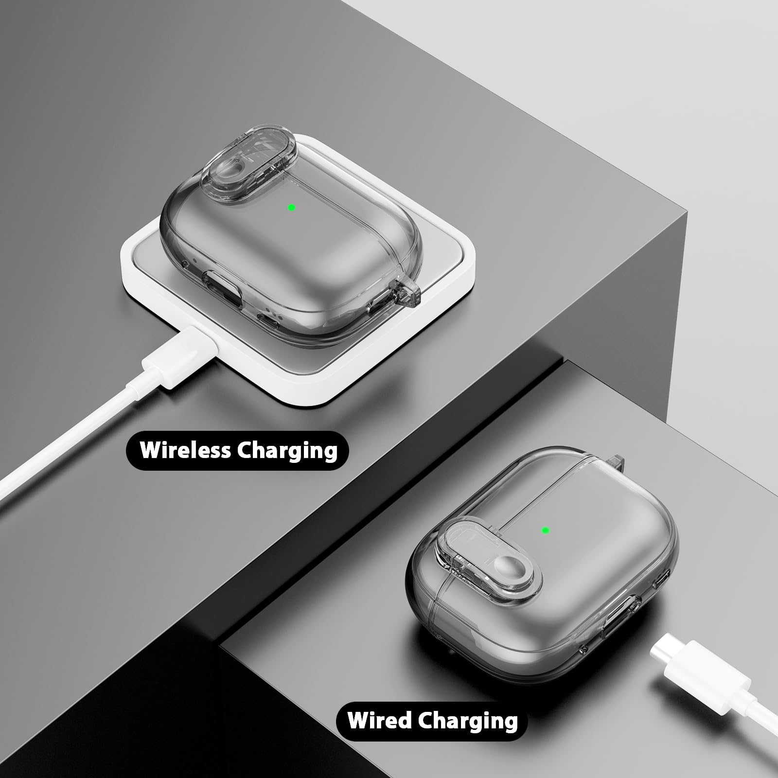 Amazon | Apple Airpods iPod Pro 3用ケース カバー クリア 2025